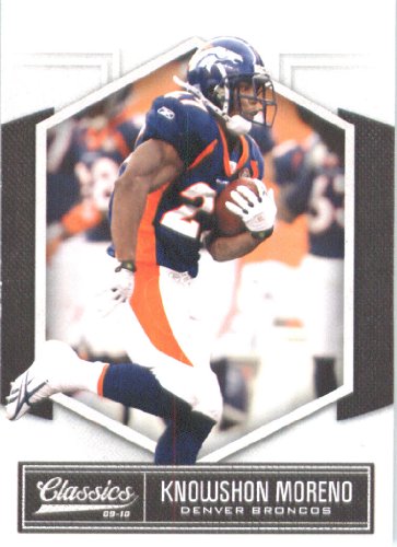 2010 Donruss Classics Football Card # 30 Knowshon Moreno / Denver Broncos / NFL Trading Card by Panini in Protective Screwdown Case