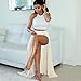 Antique Style Womens Sexy 2 Pieces Outfits Chiffon Wrapped Crop Top Skirt Bandage Club Dress