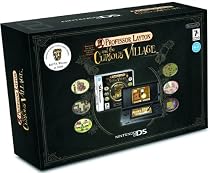 Nintendo DS Lite Black Console with Professor Layton and the Curious Village (Nintendo DS)