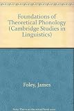 Foundations of theoretical phonology
