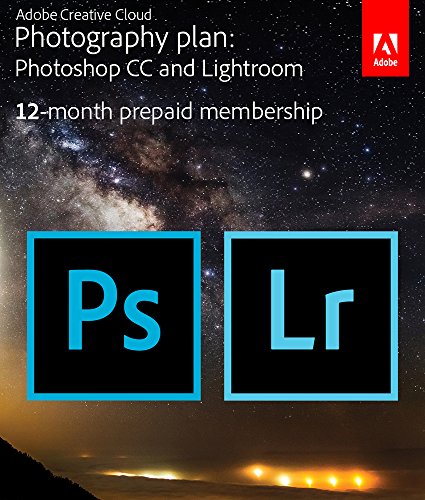 Adobe Creative Cloud Photography plan (Photoshop CC + Lightroom) [Prepaid Card]