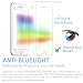Tektide Screen Protector Compatible for iPhone 12/iPhone 12 Pro, [Eye Protection] Blue Light Blocking Tempered Glass, 3D Touch Compatible, Bubble-free Easy Installation,