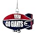 NFL New York Giants Glitter Blimp Ornament