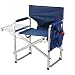 Ming's Mark SL1204-BLUE Blue Full Back Folding Director's Chair