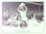 West Brom s Graham Williams celebrates with FA Cup 1968 - Signed Ltd Ed