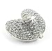 Objet D'Art Release #66 "Fortunate" Chinese Fortune Cookie Handmade Jeweled Metal & Silver-plate Trinket Box_s-2