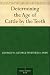 Determining the Age of Cattle by the Teeth
