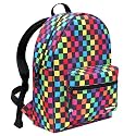 Classic Student Backpack (multi checkerbox)