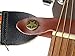 Brown Genuine Leather Guitar Strap Hook Button For Acoustic/Folk/Guitar