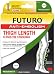 Futuro Anti-Embolism Stockings Thigh Length Closed Toe, White, Medium Short