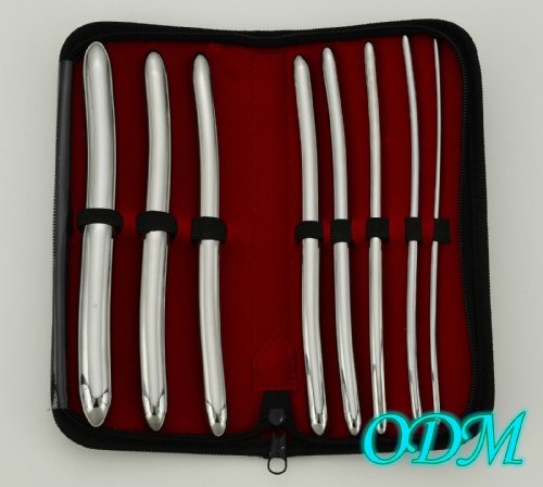 8 Piece Dilator Set with Pouch - Hegar Sounds