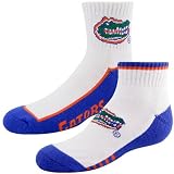 Florida Gators Youth White-Royal Blue Two-Pack Socks