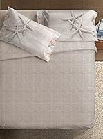 Ipersan Juego De Funda Nórdica Fine-Art Disegno Marine (Beige/Blanco)