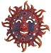 Artistic Mosaic Sun Face Collectible Wall Plaque Decoration Collection