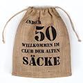 Cera & Toys ALTER SACK mit Jahreszahl 50