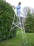 LADDER PLATFORM (659) - A SAFE & STABLE PLATFORM FOR ANY JOB - OVERALL REACH OF 11FT - 12FT Outdoor Living