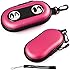 Pink Portable Hard Case Cover Shell with Integrated Speakers ( Ideal for iPhones, iPods, Zunes, MP3 Players, Cell Phones, and players with a 3.5 mm audio input )