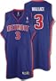 Ben Wallace Blue Reebok NBA Swingman Detroit Pistons Jersey