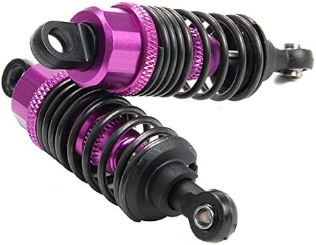 102004 purple Aluminum Shock Absorbers RC 1:10 On-Road Upgrade Parts Set of 2