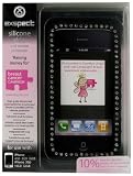 Exspect Breast Cancer Campaign Bling Silicone Skin for iPhone 3GS - Black