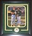 Mark McGwire and Reggie Jackson Oakland Athletics Dual Autographed 8x10 Custom Framed Photograph with Team Medallion