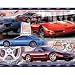 History of the Corvette Free Style Border Wallpaper in Multi History of the Corvette Free Style Border Wallpaper in Multi