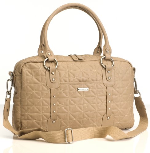 Elizabeth Quilted Leather in Fawn