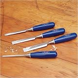 BLUE CHIP Bevel Edge Chisels, Set of 4