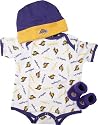 Los Angeles Lakers 3 Piece Newborn Set
