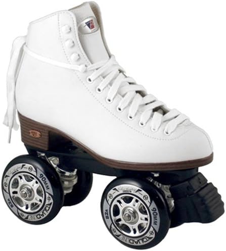 QuadLine Riedell 110 Richard Humphrey Smooth 90mm Streamline High-cut White - Size 8