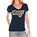 Los Angeles Rams NFL Women's Team Logo V-neck T-shirt