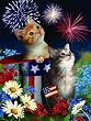 Patriotic Kittens 300pc Jigsaw Puzzle by Tom Wood