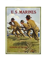 WW2 United States Marine Corps USMC Recruitment Wall Poster Art print Devil dogs