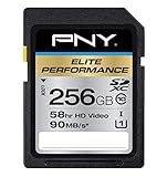 PNY SDXC メモリーカード SDカード 256GB UHS-1 Class10 並行輸入 90mb/s