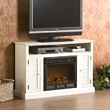 Antebellum Media Electric Fireplace Antique White