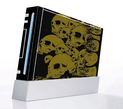 Skull Mine Decorative Protector Skin Decal Sticker for Nintendo Wii Console