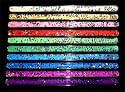 Glitter Wand Pack of 6 Assorted Colors 11 Inch