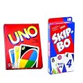 Mattel Uno Kartenspiel und SkipBo Kartenspiel im Set