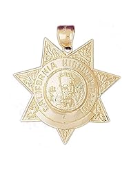 CleverEves 14K Gold Pendant Police Badge 9.9 - Gram(s)