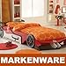 Formel 1 Autobett ROT Kinderbett Bett Schlafzimmer NEU!