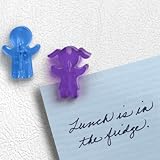 Boy & Girl Shaped Magnetic Clips Magnets Refriderator Hangers Kitchen Offic ....