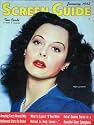 Screen Guide magazine (oversized) January 1942 with Hedy Lamarr on the cover . Articles by or about Bob Hope, Jane Wyman, Abbott & Costello, Gary Cooper, Barbara Stanwyck, Hedda Hopper. Phgotos of Mae West. Bing Crosby, Teresa Wright, Veronica Lake. Color Portraits of Deanna Durbin. Full page ad for Man Who Came To Dinner and How Green Was My Valley. Scarce.