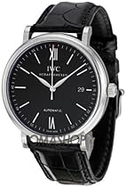 Big Sale IWC Men's IW356502 Portofino Automatic Black Dial Watch