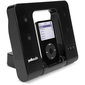 Black Polk Audio miDock Portfolio Dock for iPod