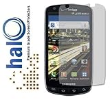 Halo Screen Protector Film Invisible (Clear) for Samsung Droid Charge (3-Pa ....