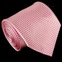Paul Malone Krawatte 100% Seide pink rosa uni