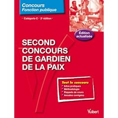 Second concours de gardien de la paix