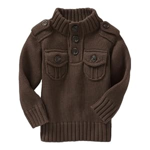 Old Navy Military-Style Chest-Pocket Sweaters for Baby