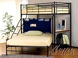 IMAGE OF Twin / Full Bunk Bed with Study Desk Acs002030