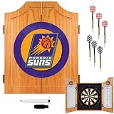 NBA7000-PS - Phoenix Suns NBA Wood Dart Cabinet Set